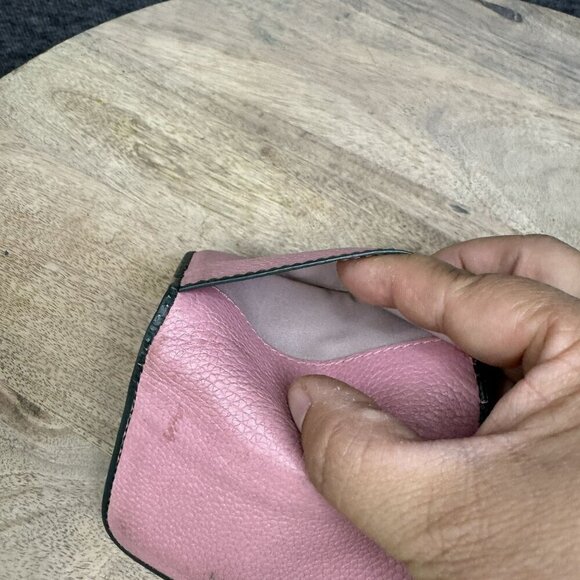 Kate‎ Spade New York Pink Pebbled Leather Bi-Fold Wallet Card holder - Picture 7 of 10